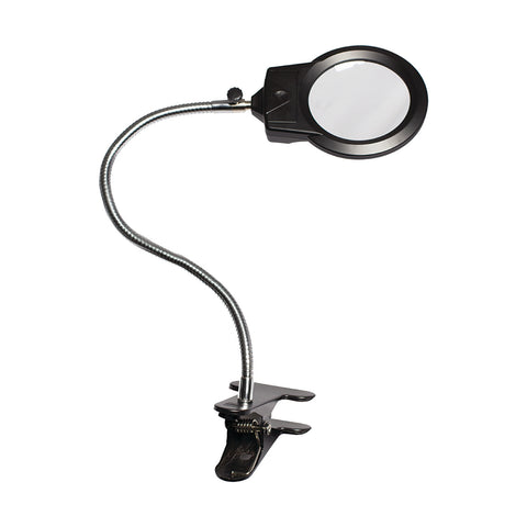 Tradeflame Flexible Magnifying Glass with LED Lights and Clamp