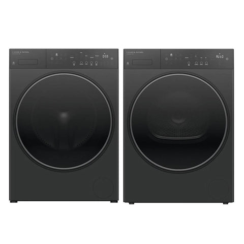 Fisher & Paykel Series 5 10kg Front Load Washer & 10kg Heat Pump Dryer - Graphite - WH1060PG5DH1060PG5