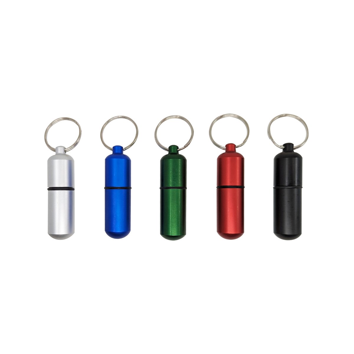 Key Essentials Key Ring Capsule - 59mm x 17mm x 20mm - Steel - Blue - SuperSaverAU - view 2