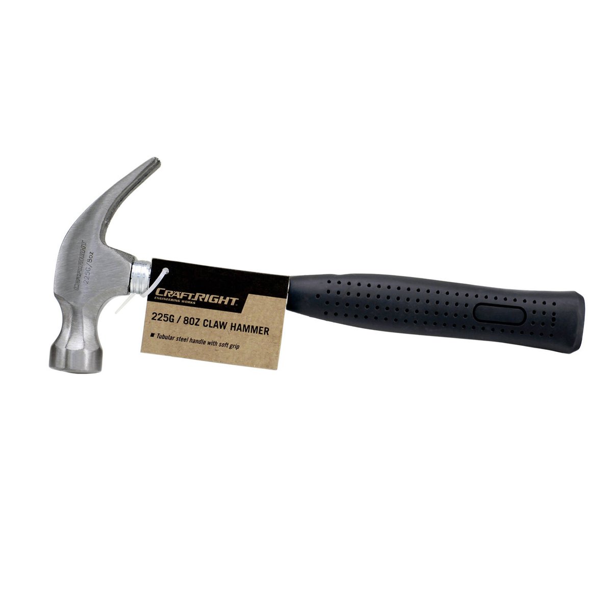 Craftright 226g 8oz Steel Tube Claw Hammer