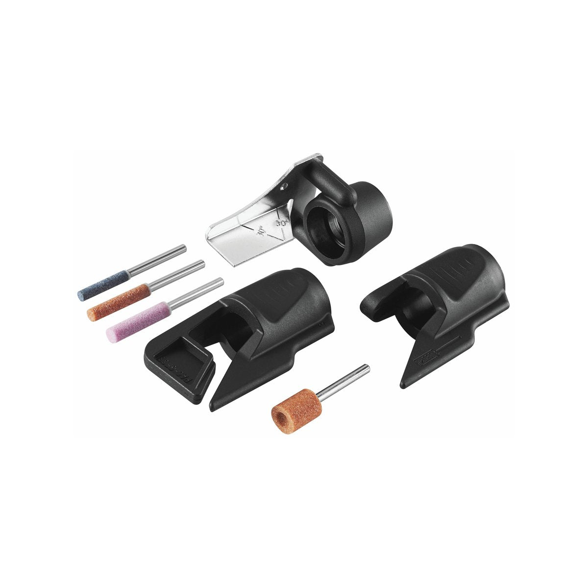 Dremel Sharpening Attachment Kit, 3 Piece for Lawn Mower, Garden Tools and Chainsaws
