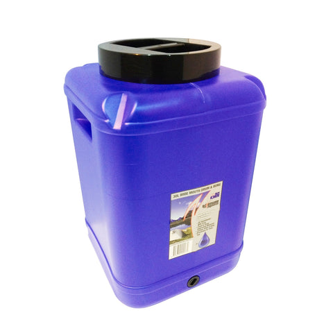 AdVenture Products 30L Blue Tint Wide Mouth Water Storage Drum With Bung - SuperSaverAU - view 1