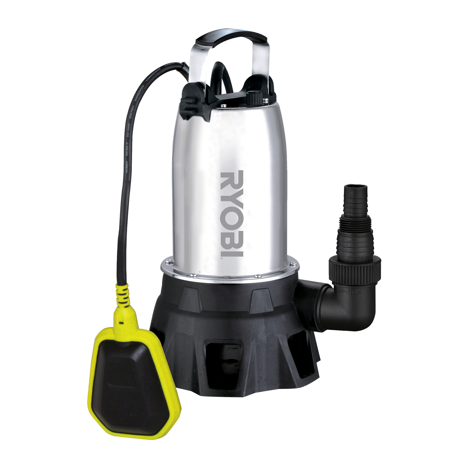 Ryobi 750W Stainless Steel Submersible Dirty Water Pump RACSUP22 - 35mm Solids