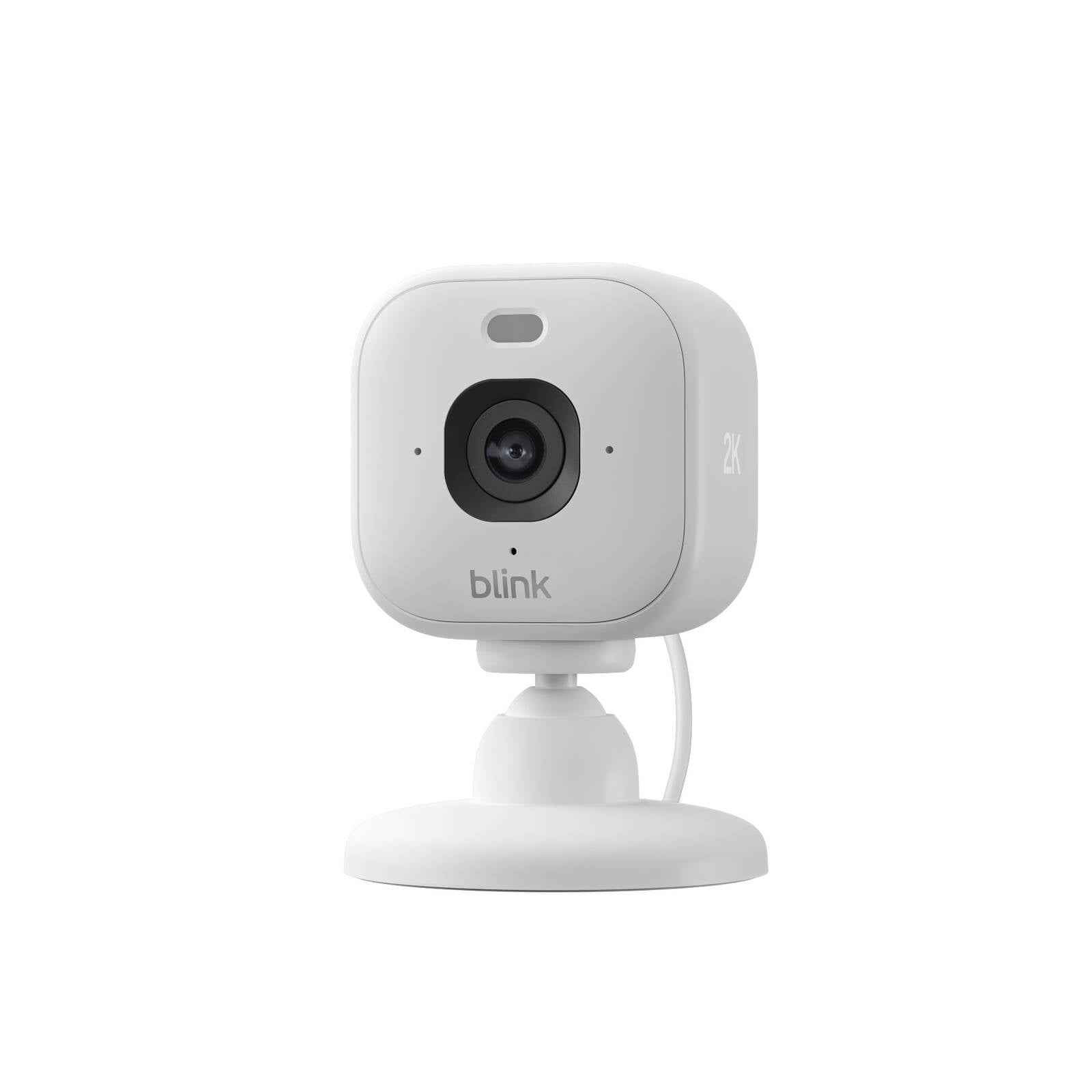 Blink Mini 2K+ Plug-In Security Camera, White - 2 Pack