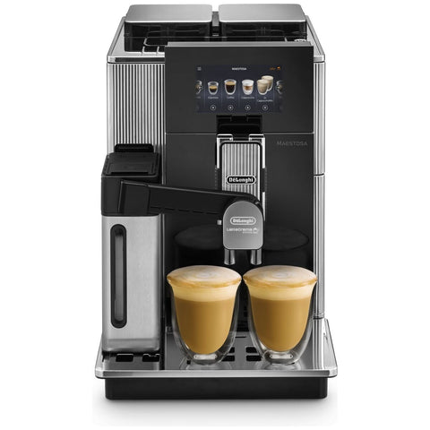DeLonghi Maestosa fully automatic coffee machine - two bean containers, 5-inch display - EPAM96075GLM