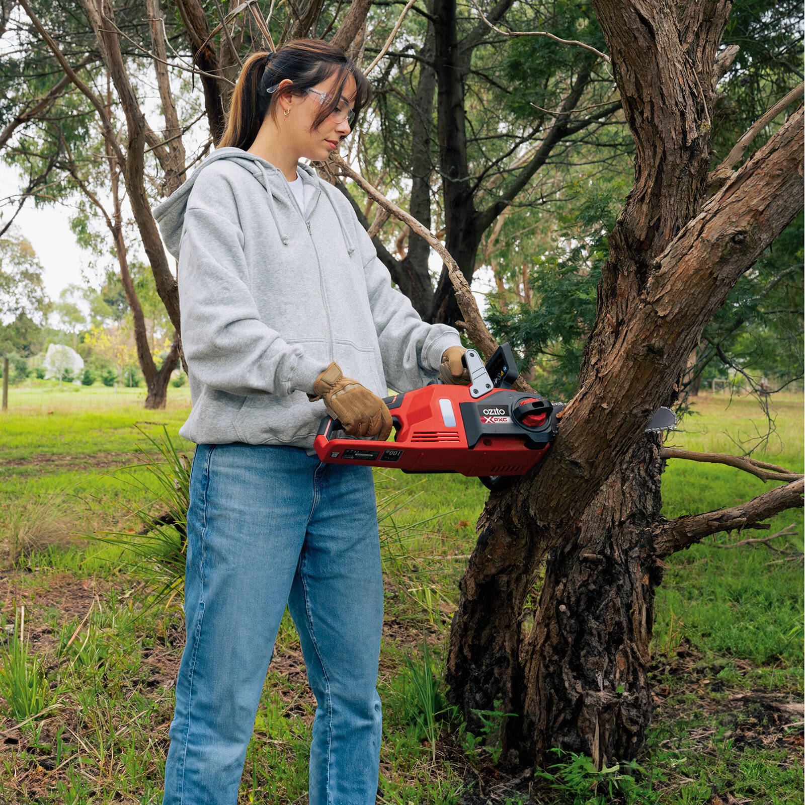 Ozito PXC 18V 300mm Brushless Chainsaw - Skin Only PXBCS-1830