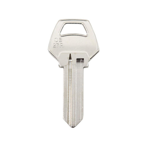 Ehi cb27r Silver Blank Key - Nickel Plated Brass - Key Cutting Service - SuperSaverAU - view 1