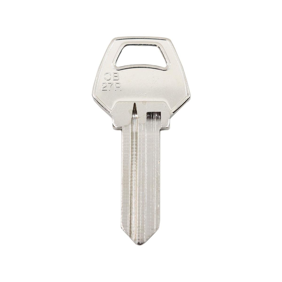 EHI CB27R 51mm Silver Blank Key, Nickel Plated Brass