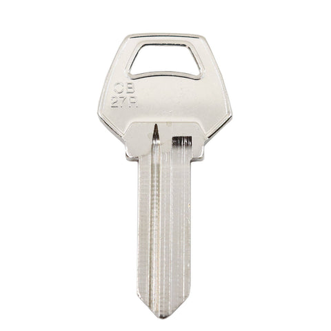 EHI CB27R 51mm Silver Blank Key, Nickel Plated Brass