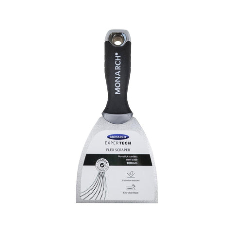 Monarch Expertech Flex Scraper - 100mm - Stainless Steel - Non-Stick - SuperSaverAU - view 1