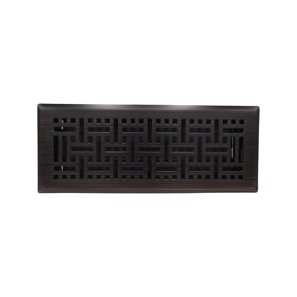 Accord 10 x 30cm Wicker Floor Register Oil Rubbed Bronze Electroplated Steel