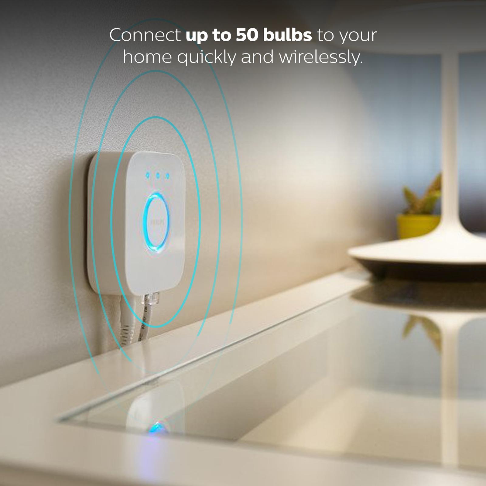 Philips Hue Bridge White Smart Lighting Hub 929001180638