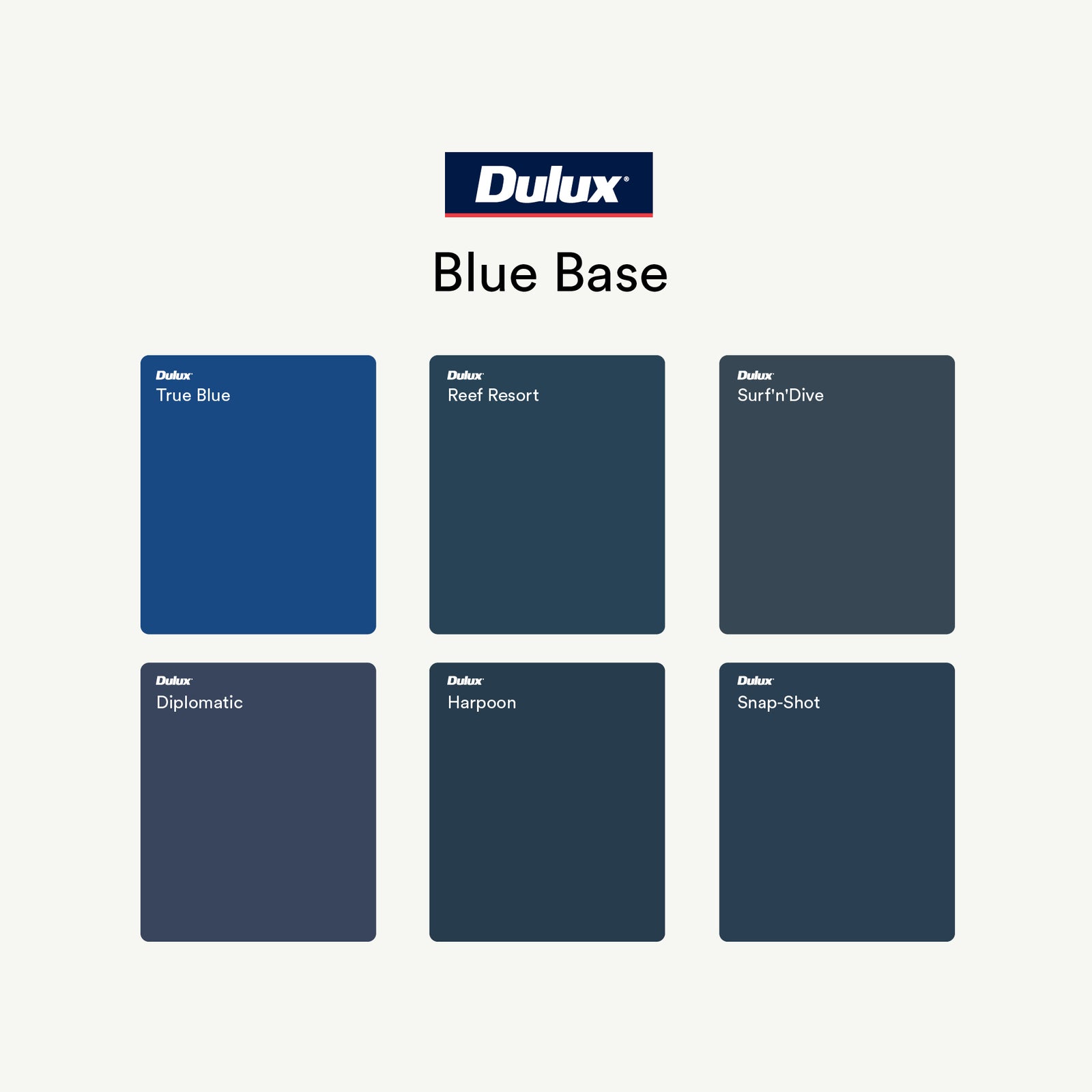 Dulux 1L Blue Low Sheen Weathershield Exterior Paint UV Resistant Tintable