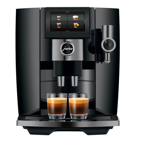 Jura J10 Automatic Coffee Machine - 32 Coffee Specialities, Cold Brew, Sweet Foam - 15664