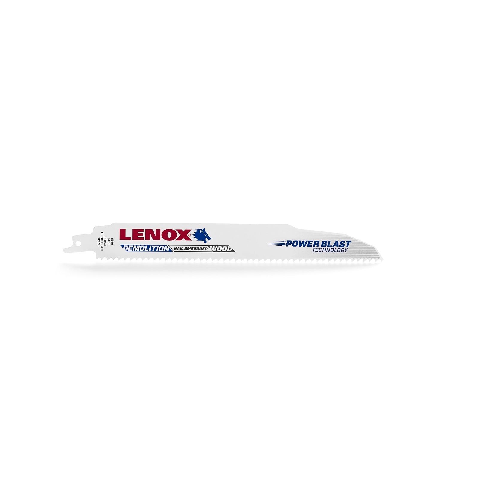 Lenox 225 x 22 x 1.6mm 6TPI Bi-Metal Demolition Recip Saw Blade - 2 Pack