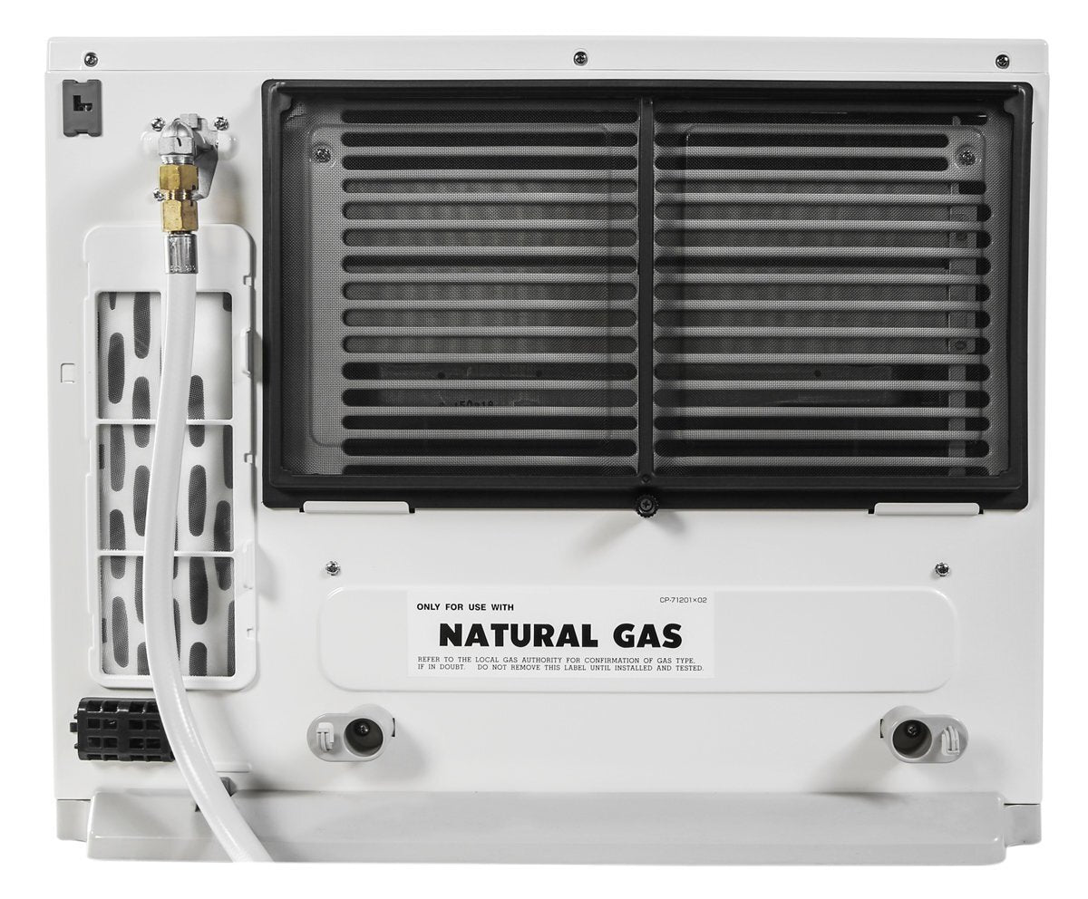 Rinnai Avenger Natural Gas Heater - Heats up to 97sqm - White - Remote Control - Dual Timers - AV25N3