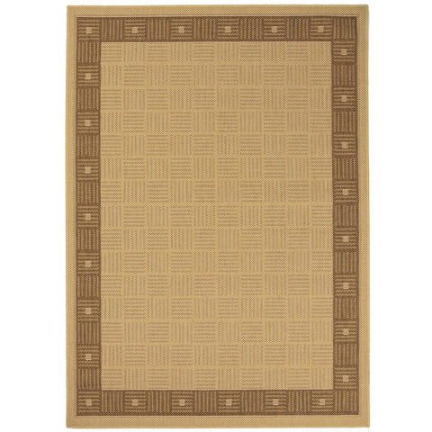 Hufflett Ceduna 200 x 285cm Bone Border Polypropylene Rug Flat Weave - SuperSaverAU - view 1