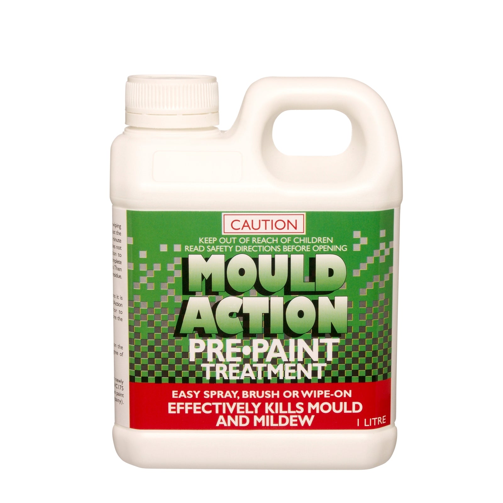 Flood Mould Action Prewash 1L - Clear Low VOC Pre-Paint Mould & Mildew Treatment