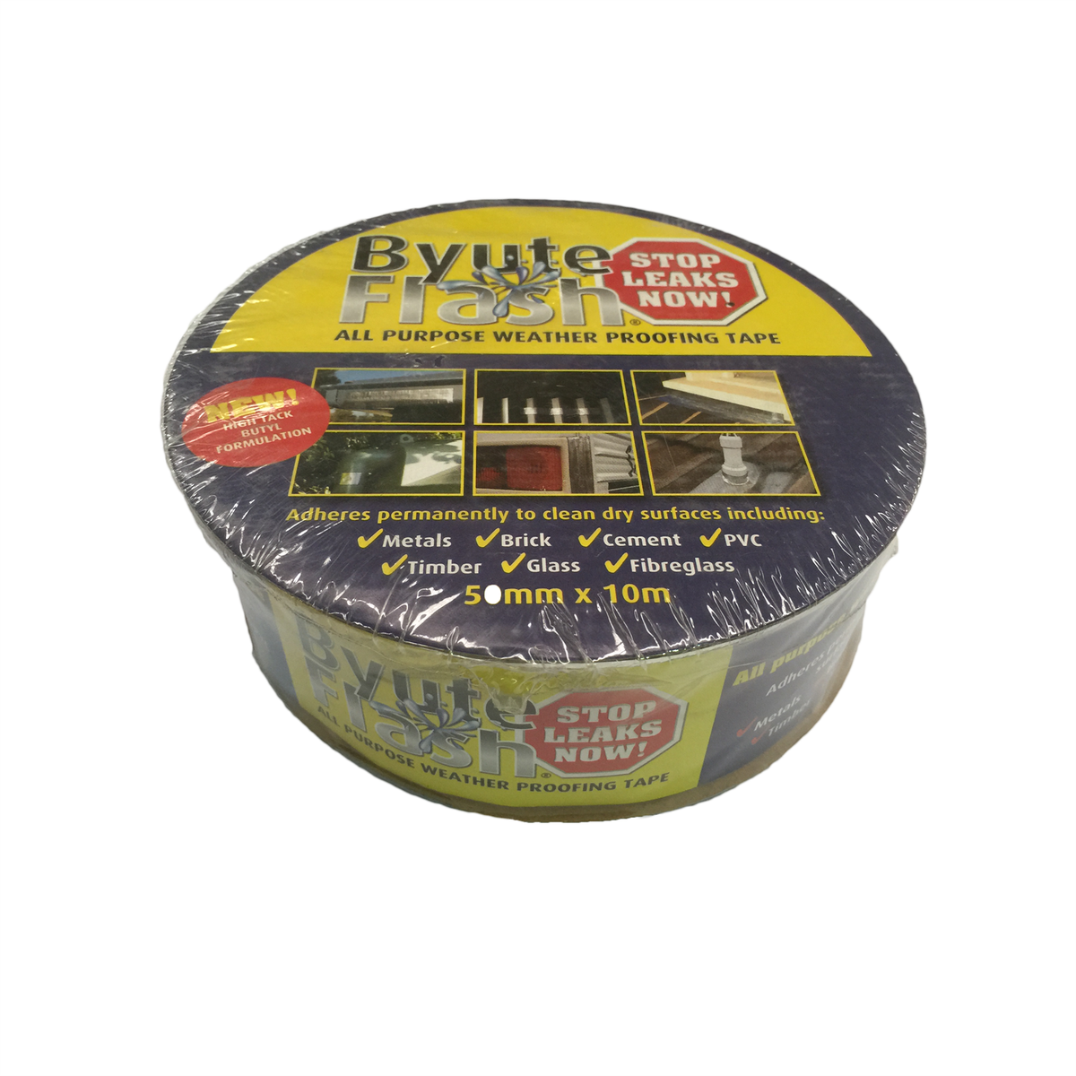 CAgroup Byute Flash 50mm x 10m Aluminium Foil Weatherproof Flashing Tape