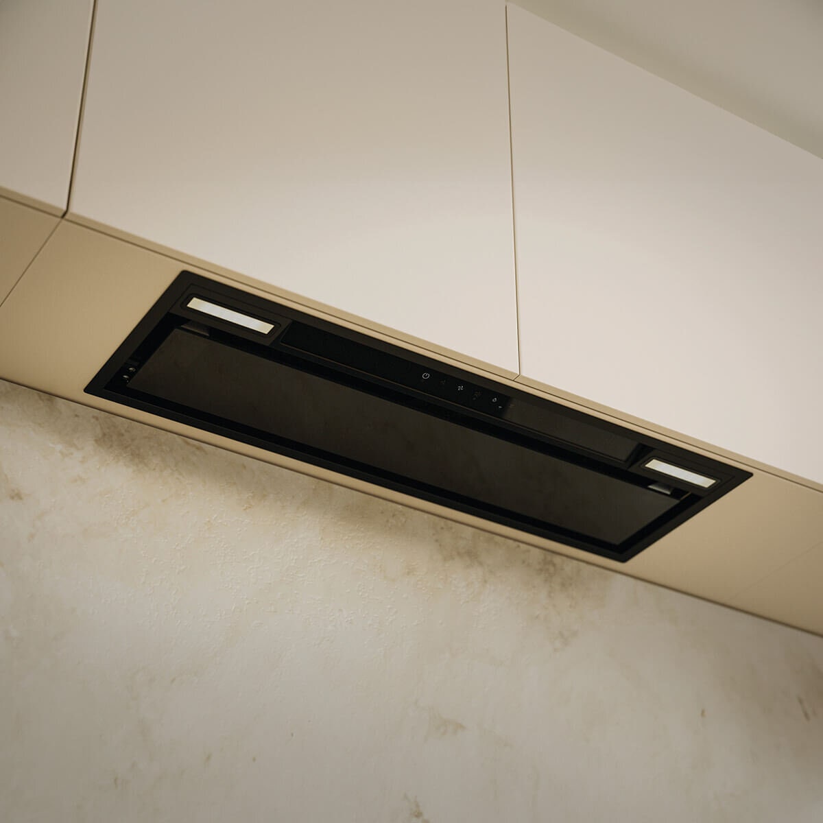 Haier 90cm 600 Series Integrated Insert Rangehood - Black - Wi-Fi SmartHQ App - Touch Controls - HPH90IMB2