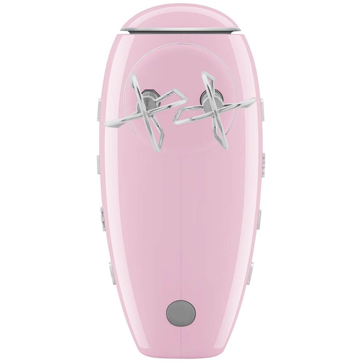 Smeg 50s Retro Style Hand Mixer - 250W, 9 Speeds Plus Turbo, Backlit LED Display, Pink - HMF01PKAU