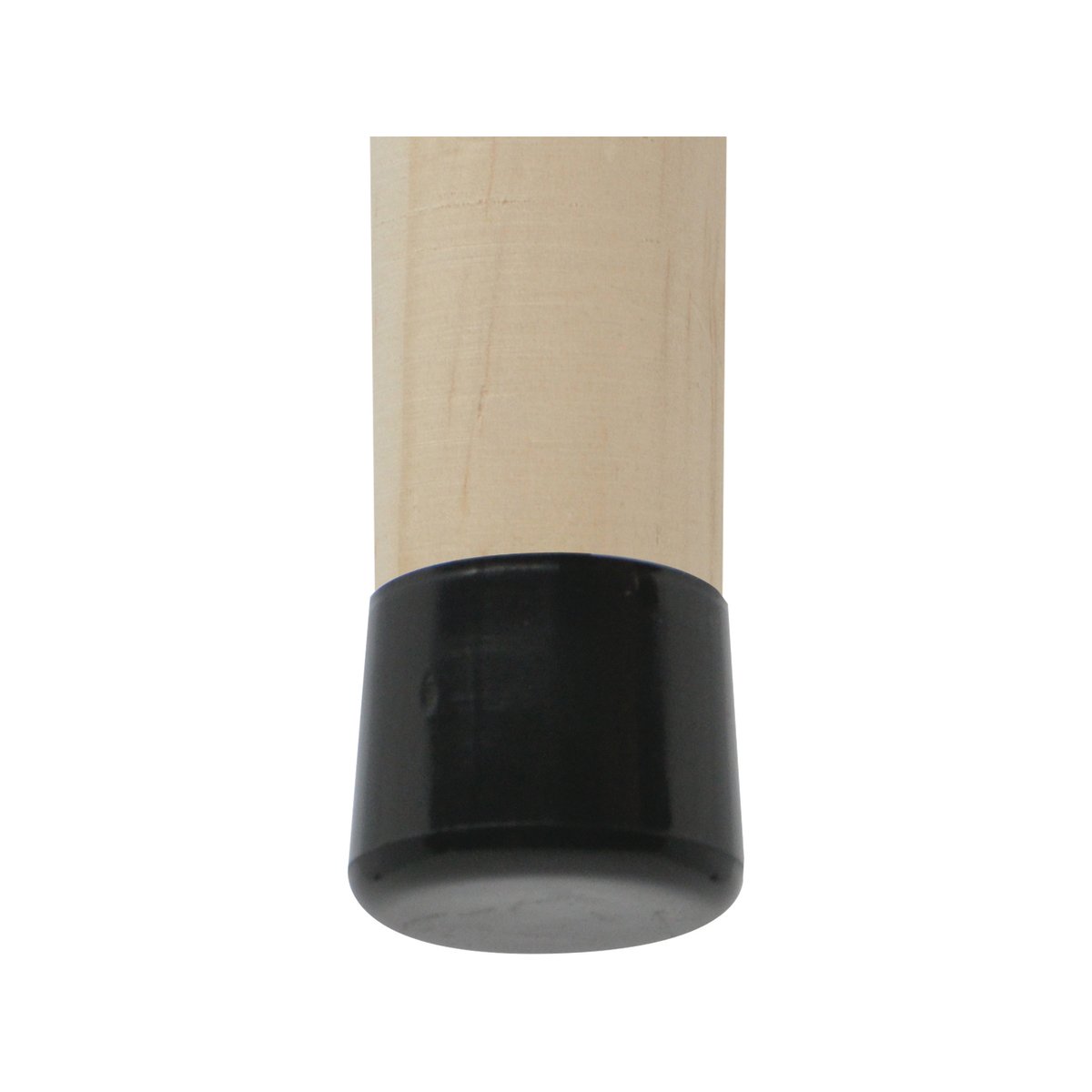 Surface Gard 13mm Black Round External Plastic Chair Tip - 4 Pack