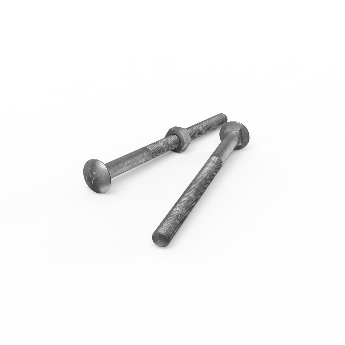Zenith Hot Dip Galvanised Cup Head Bolts Nuts M8 x 120mm 25 Pack - SuperSaverAU - view 3