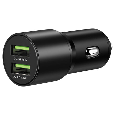 Antsig 36W 2 Port USB Car Charger - Dual USB-A - Metal Housing - Safe Charging - SuperSaverAU - view 1