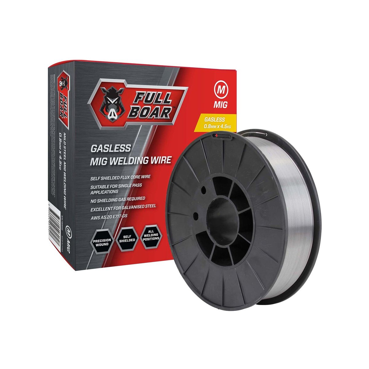 Full Boar 0.8mm 4.5kg Gasless MIG Wire