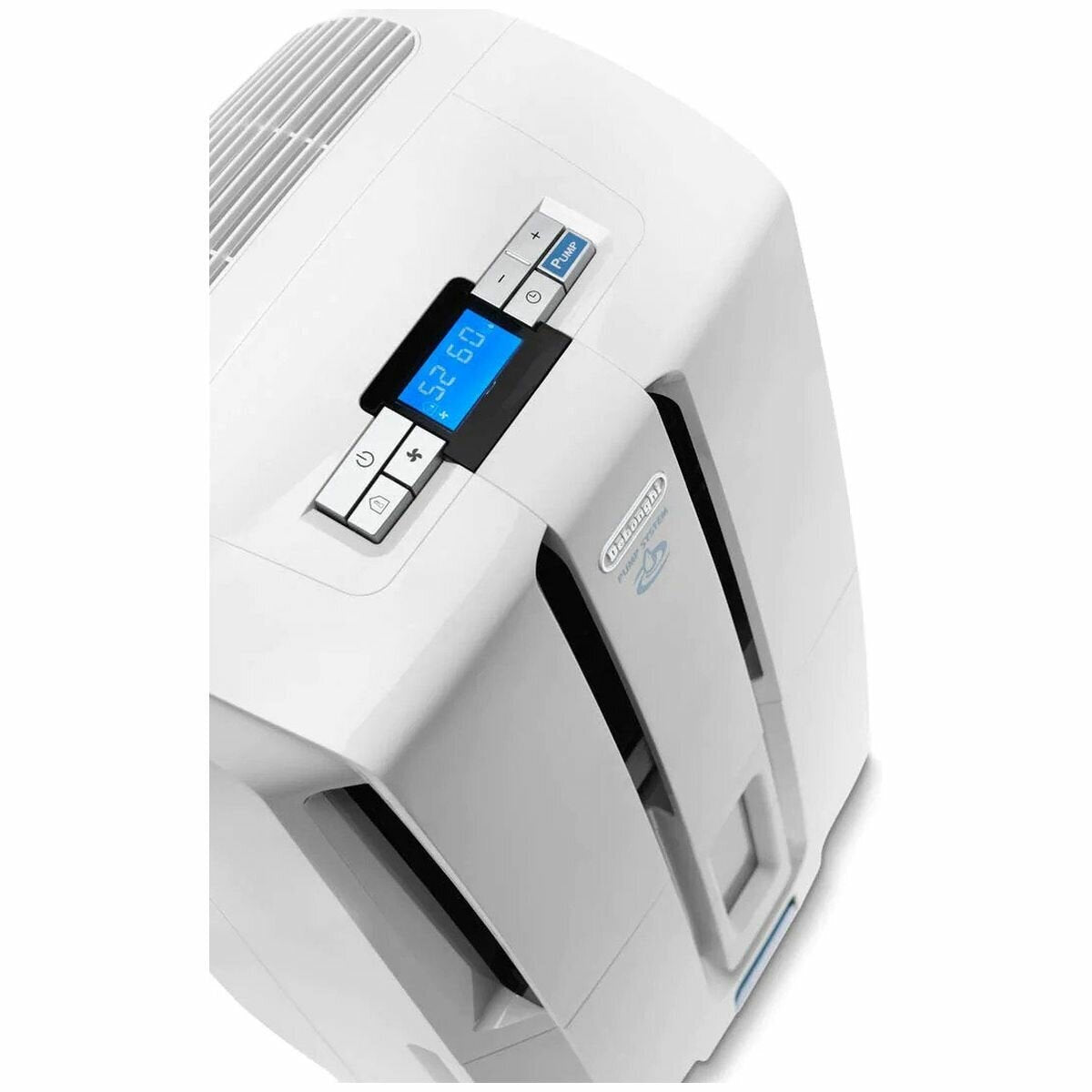 DeLonghi Pump System Dehumidifier - 30L per Day with Hose, 5m Discharge Hose, Anti-Dust Filter - DD230P