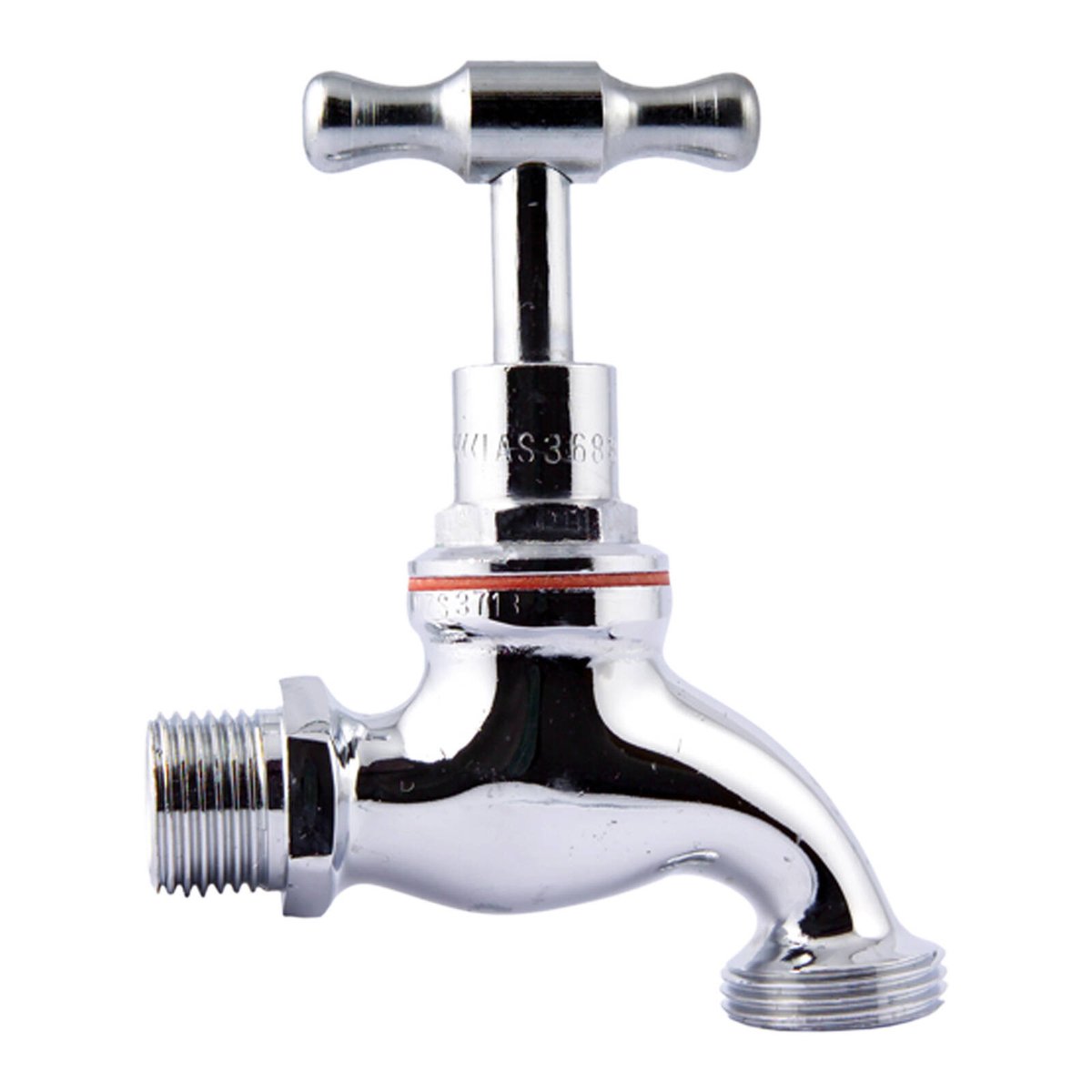 Kinetic 15mm Chrome Garden Tap - Lead Free Brass - Watertight Seal - SuperSaverAU - view 1