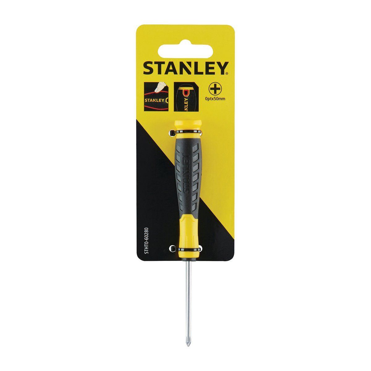 Stanley 0 x 50mm Phillips Head Essentials Screwdriver Yellow