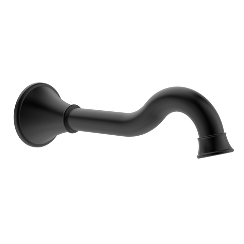 Mondella Maestro Classic Bath Spout Matte Black Lead Free Brass 6L/min 5 Star WELS