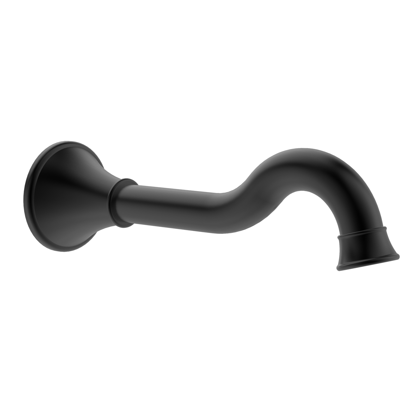 Mondella Maestro Classic Bath Spout Matte Black Lead Free Brass 6L/min 5 Star WELS