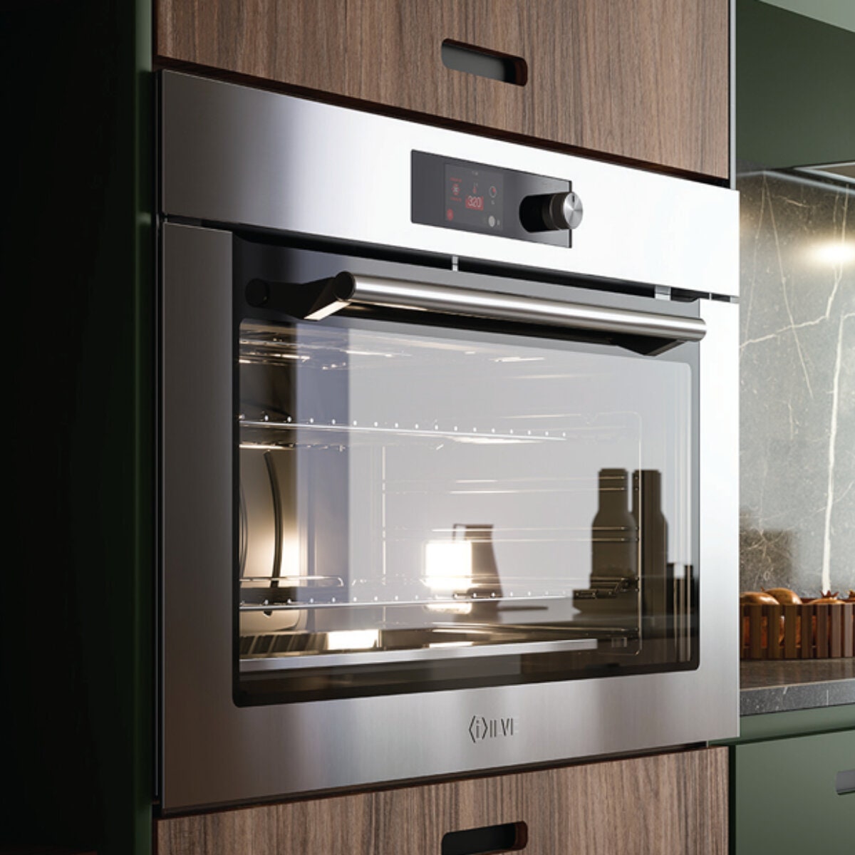 ILVE 90cm Professional Plus built-in oven - 110L, 15 functions, stainless steel, touchscreen - OV91SLT3SS