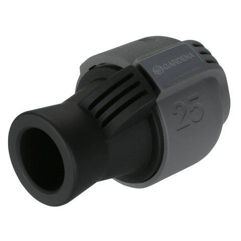 GARDENA 25mm x 3/4" Female Thread Pipeline Connector High-Impact Plastic
