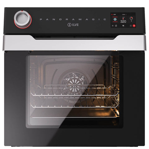 ILVE 60cm Panoramagic Series built-in oven - 65L, 15 functions, matte black, touchscreen - OV60PMT3MK