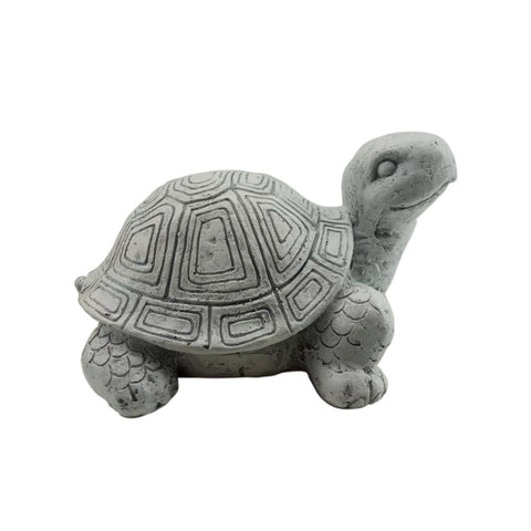 Northcote Pottery Stone Turtle Garden Statue 32 x 17.5cm