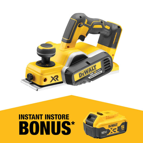 DeWALT 18V Li XR Cordless Brushless Planer DCP580N-XE - 2.0mm Depth - Yellow - SuperSaverAU - view 1