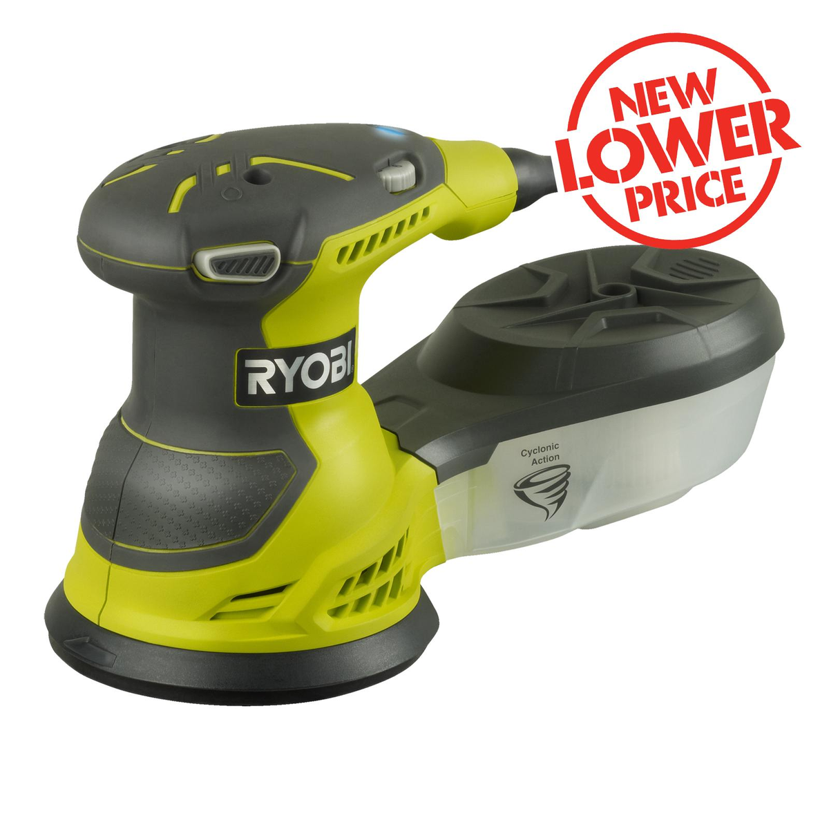 Ryobi 300W 125mm Orbital Sander with Dust Box ROS300-S