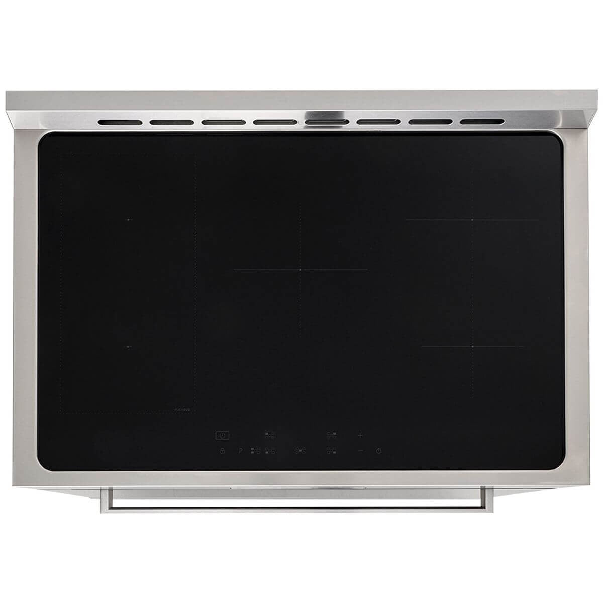 Whirlpool 90cm Induction Freestanding Oven - Inox, 133L, AirFry Function, Pyrolytic Self-Cleaning - WS91I9SPX