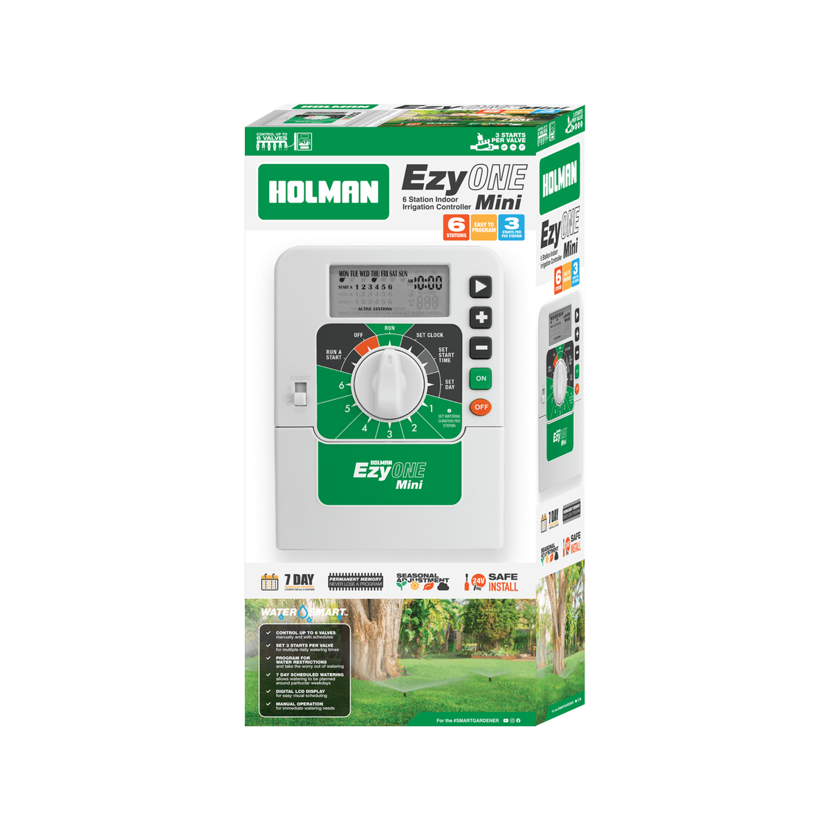 Holman EzyOne Mini 6 Station Irrigation Controller CO1306