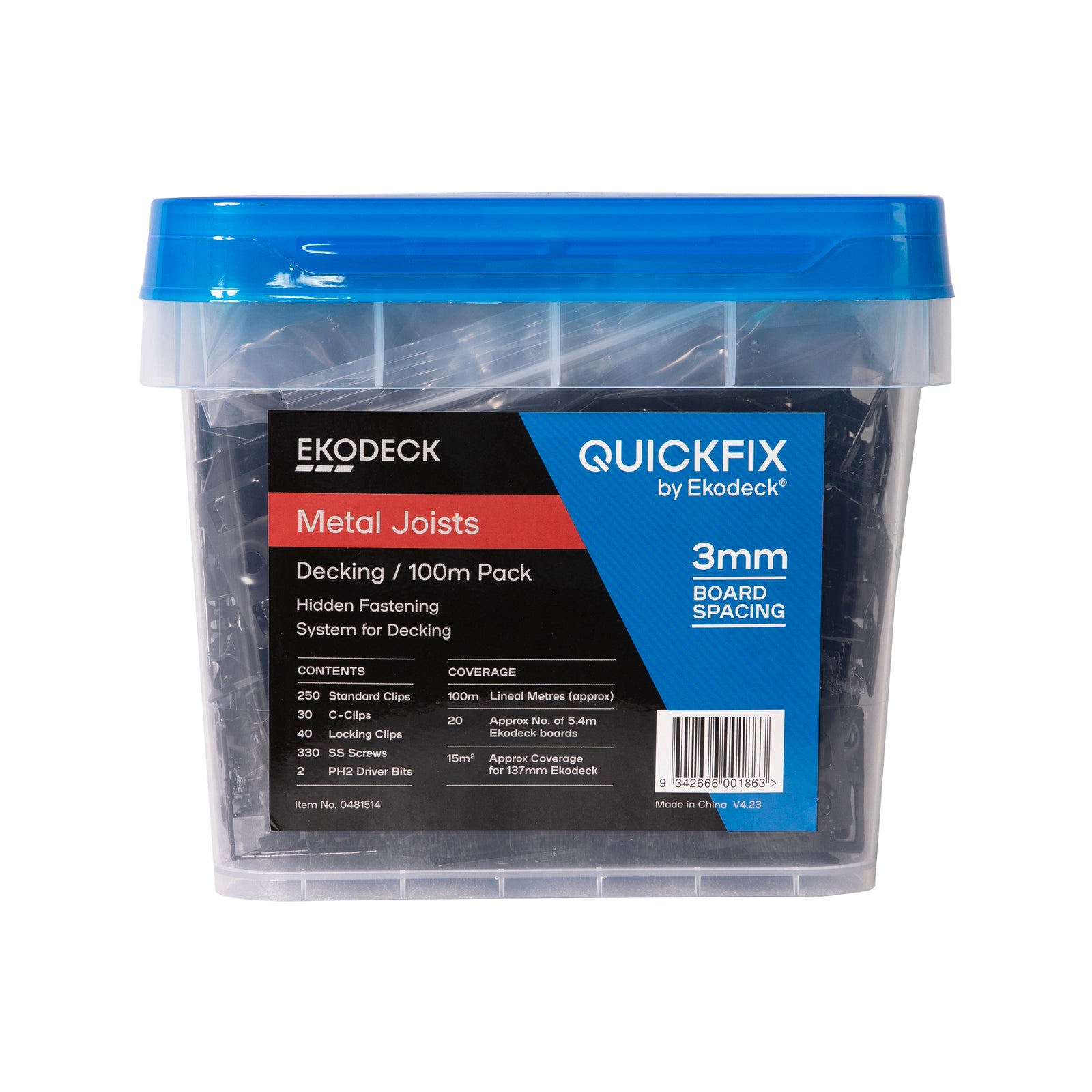 Quickfix for Ekodeck 3mm 100lm Quickfix Kit - Metal Joists