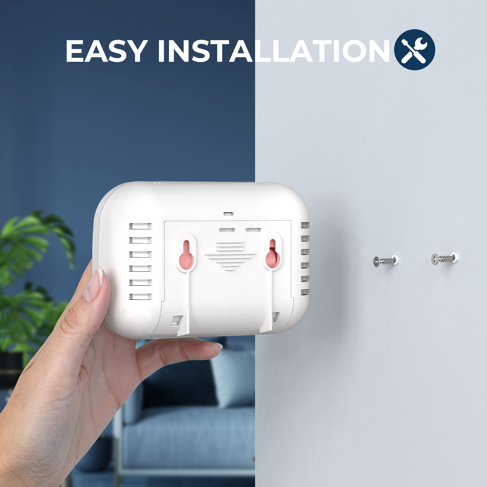 FirePro Carbon Monoxide Alarm with LCD Display - 85dB Digital