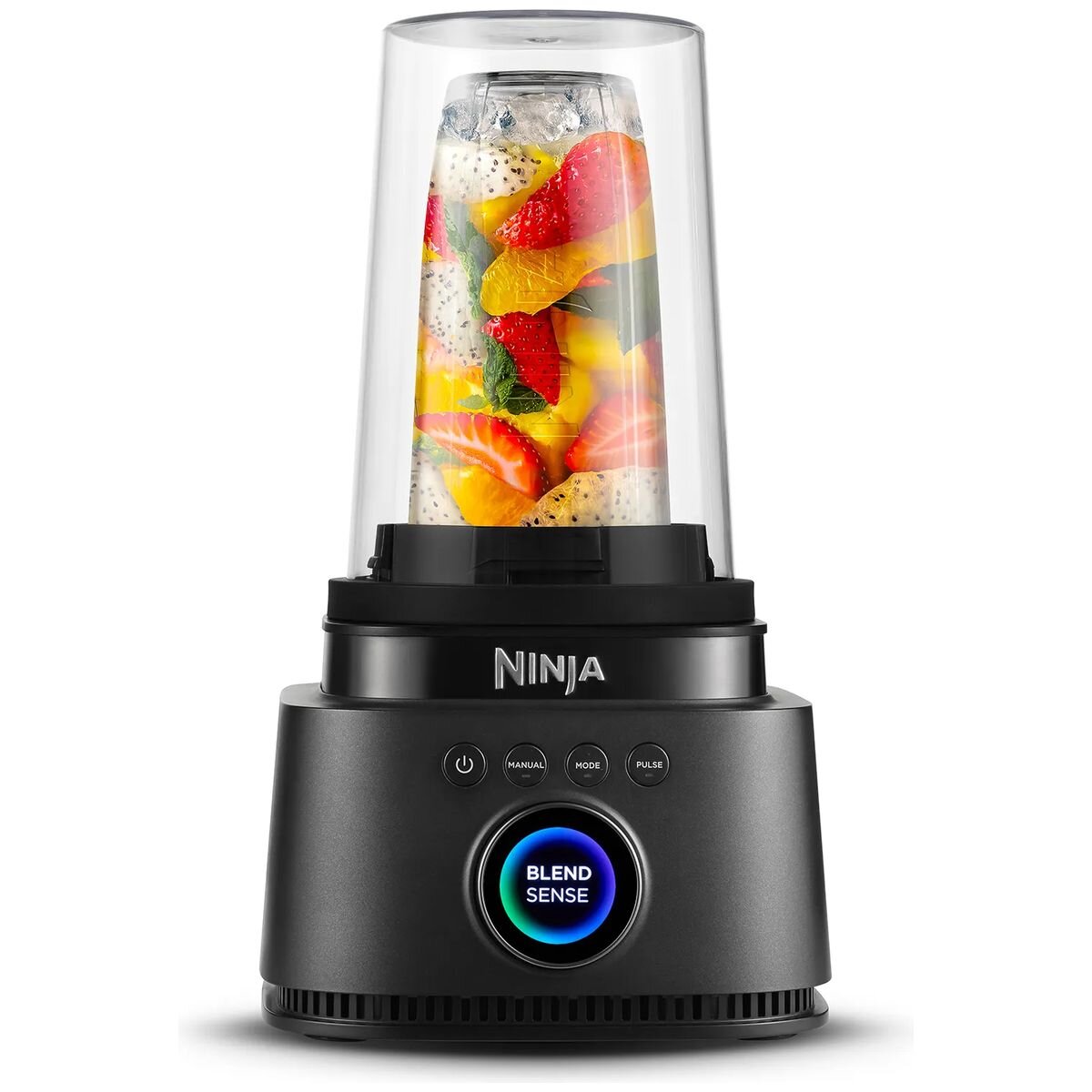 Ninja Stealth IQ Duo Power Blender 2.1L Jug - 800W Motor, 700ml Cup, Black - QX301