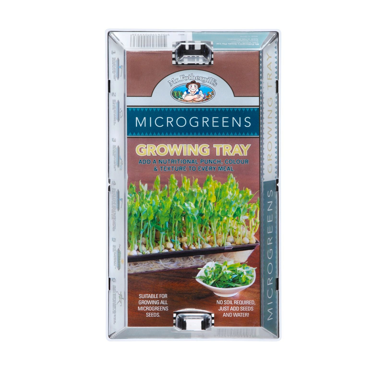 Mr Fothergill's Microgreens Growing Tray 150mm Soil-Free Grower
