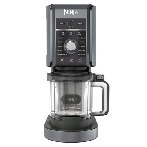 Ninja Creami Deluxe Ice Cream Maker - Eleven One-Touch Programs - Two Flavours from One Base - NC501