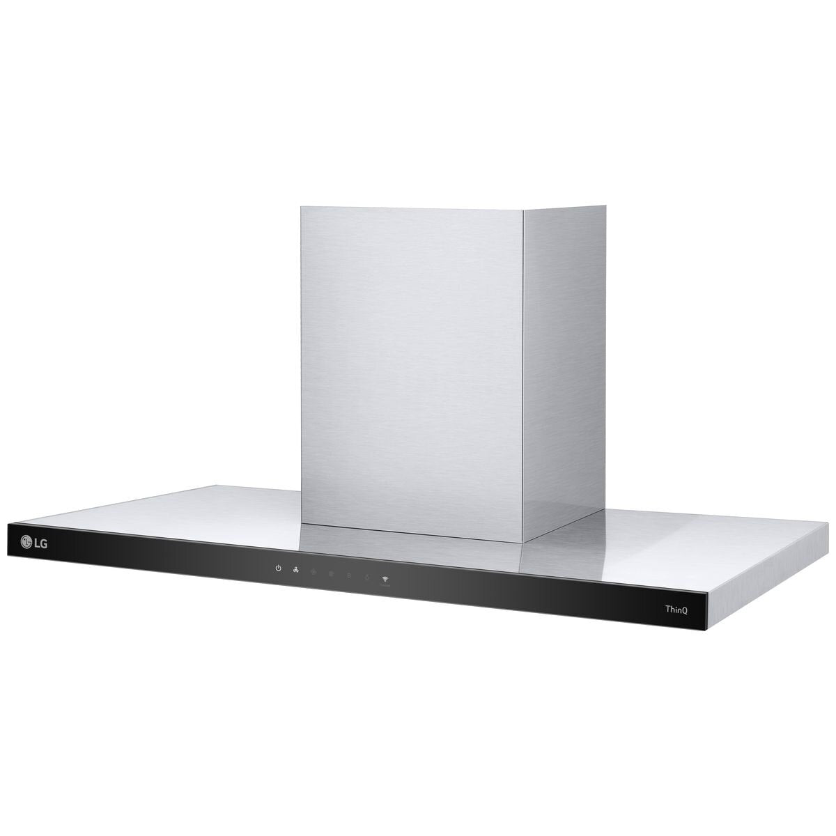 LG 90cm Series 7 canopy range hood - stainless steel, ThinQ app control, 830m³/h, 4 speeds - BWH907T3S