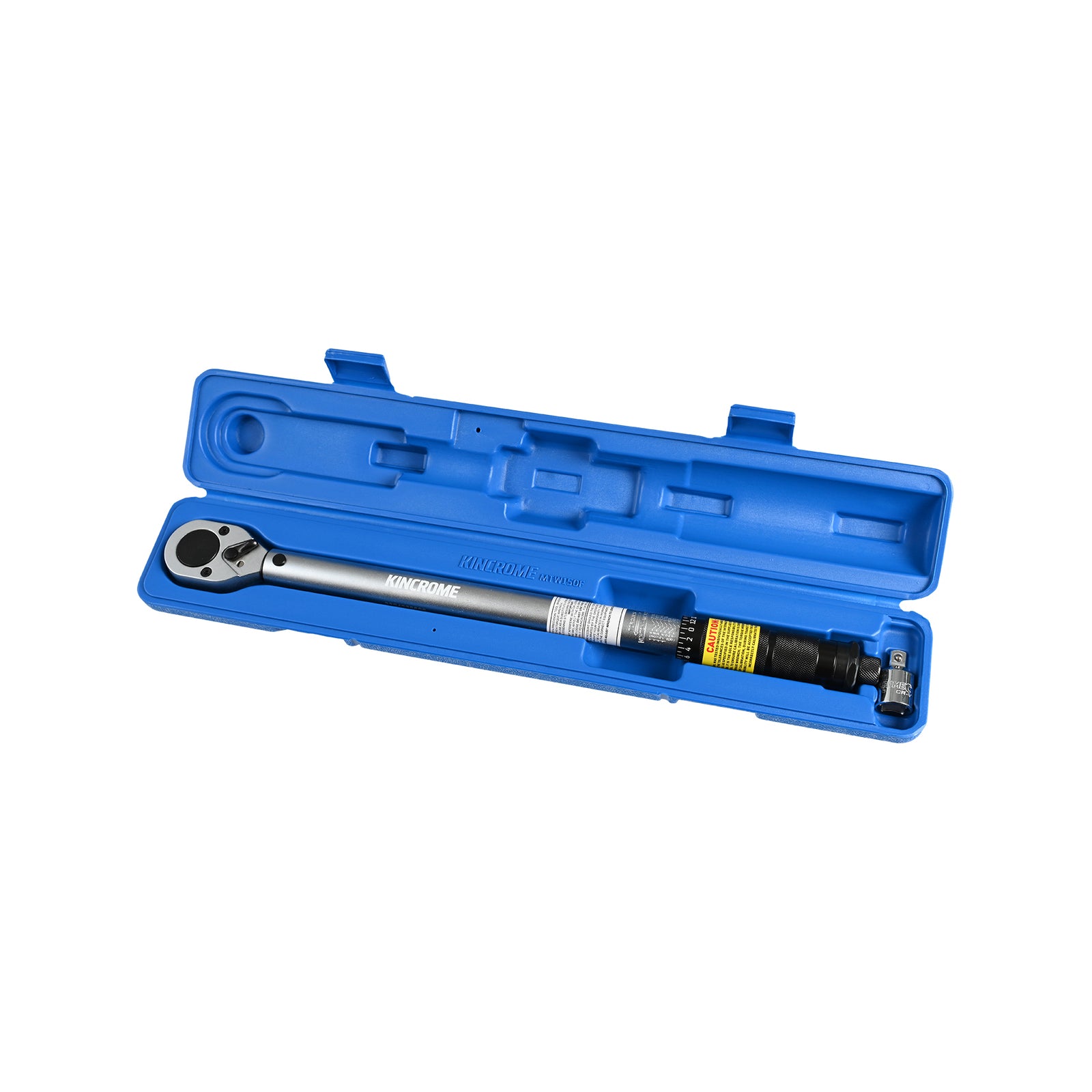 Kincrome 1/2" Drive Micrometre Torque Wrench MTW150F, Dual Scale Ratcheting, with Case