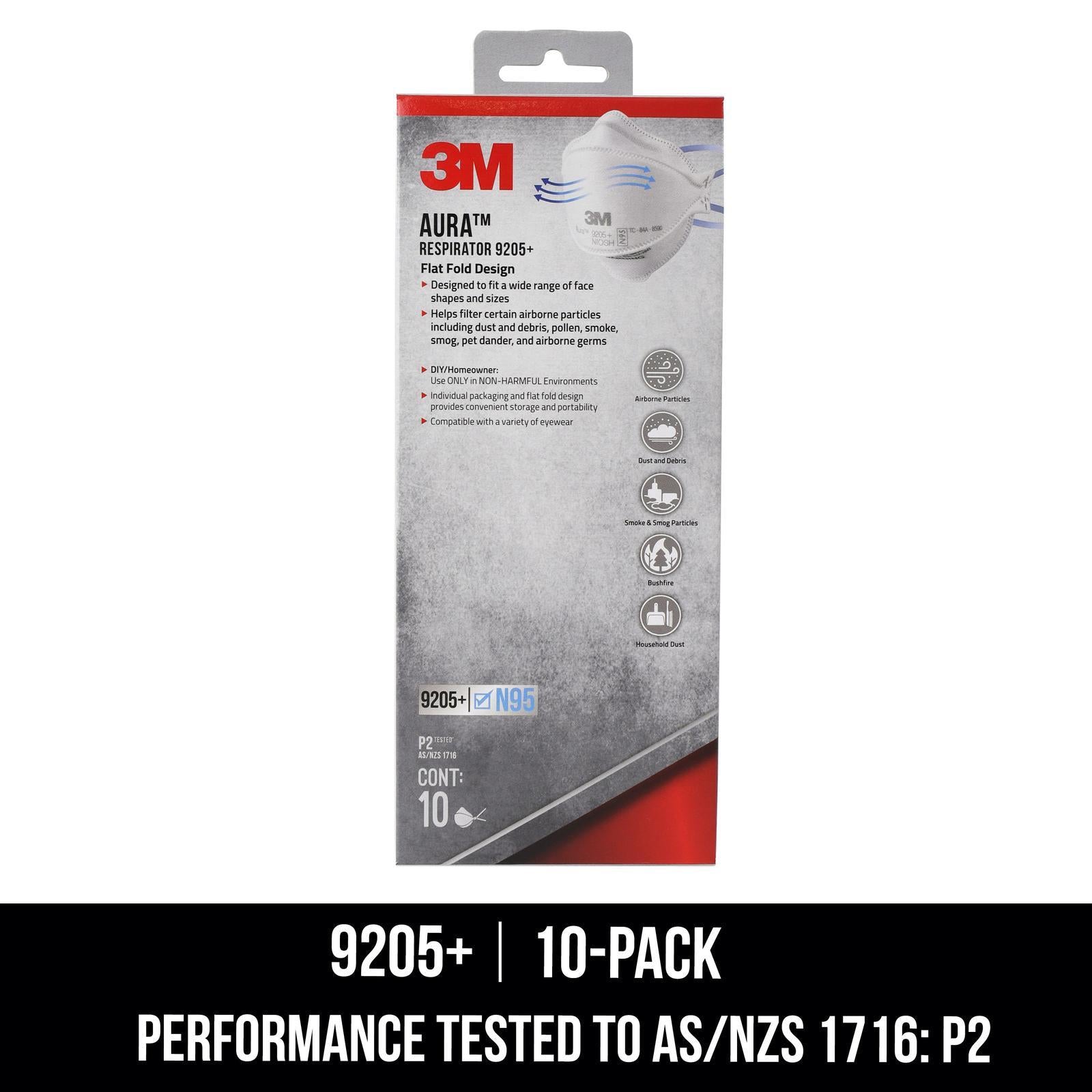 3M Aura Particulate Respirator 10 Pack